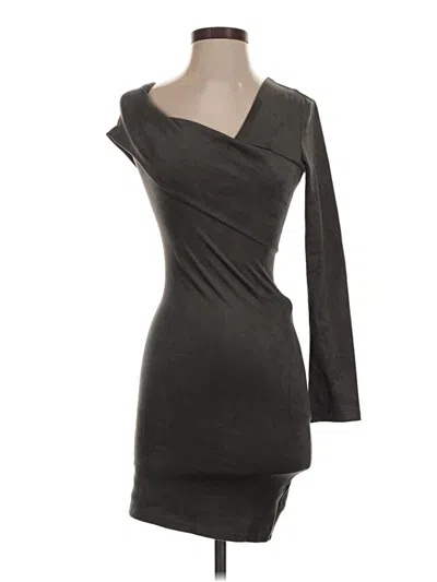 Pre-owned Olivaceous Cocktail Dress In Gray