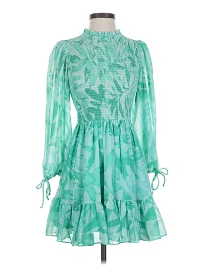 Pre-owned Olivaceous Cocktail Dress In Green