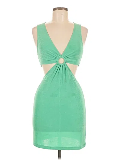 Pre-owned Olivaceous Cocktail Dress In Green