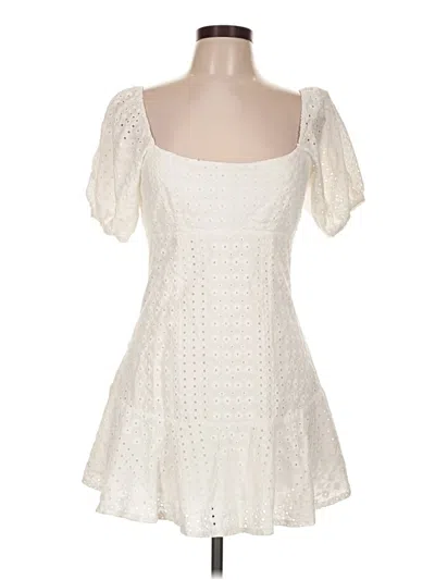 Pre-owned Olivaceous Cocktail Dress In Ivory
