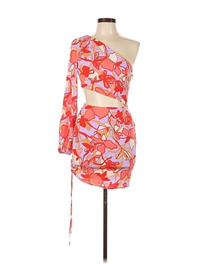 Pre-owned Olivaceous Cocktail Dress In Orange