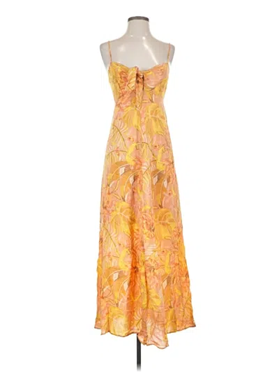 Pre-owned Olivaceous Cocktail Dress In Orange