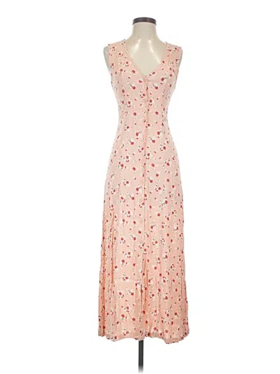 Pre-owned Olivaceous Cocktail Dress In Orange