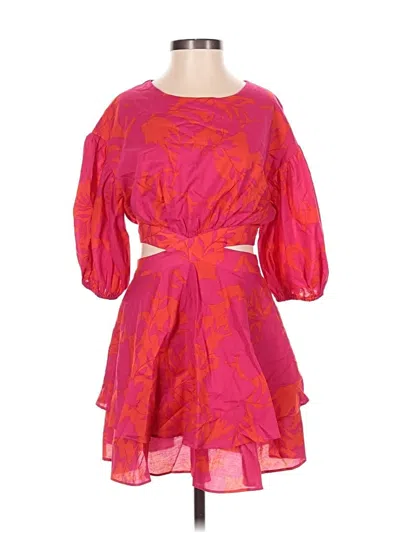 Pre-owned Olivaceous Cocktail Dress In Pink
