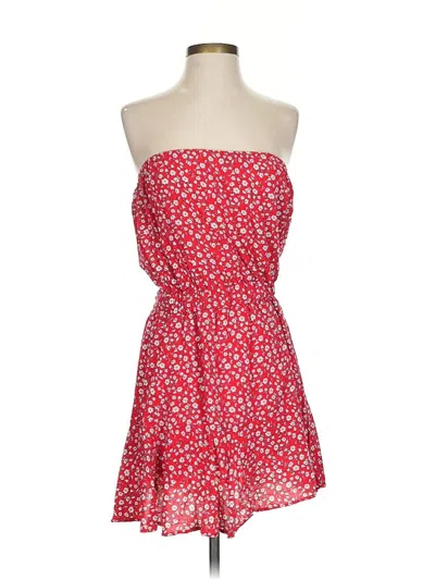 Pre-owned Olivaceous Cocktail Dress In Red