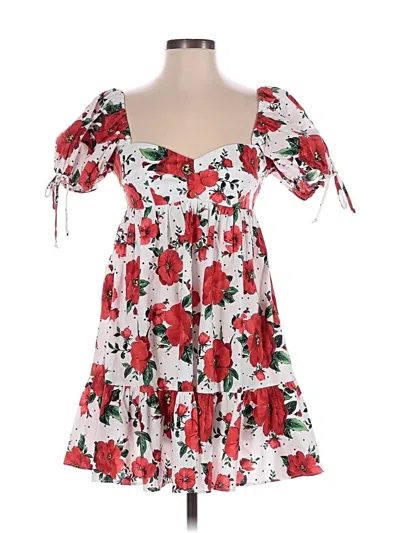 Pre-owned Olivaceous Cocktail Dress In Red