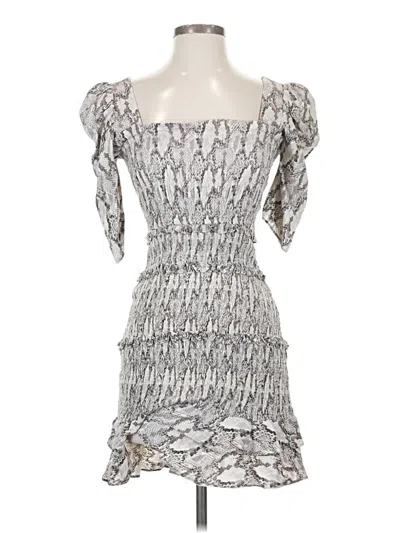 Pre-owned Olivaceous Cocktail Dress In Silver