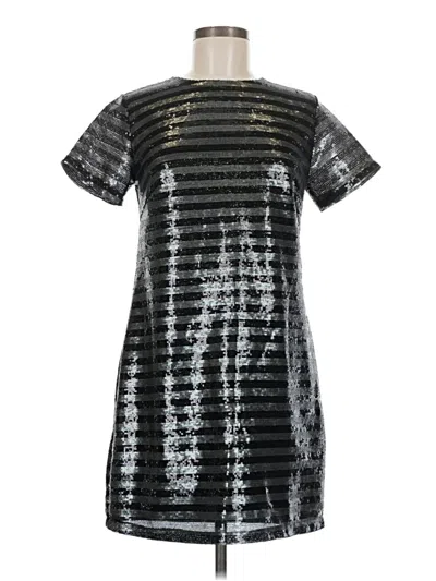 Pre-owned Olivaceous Cocktail Dress In Silver