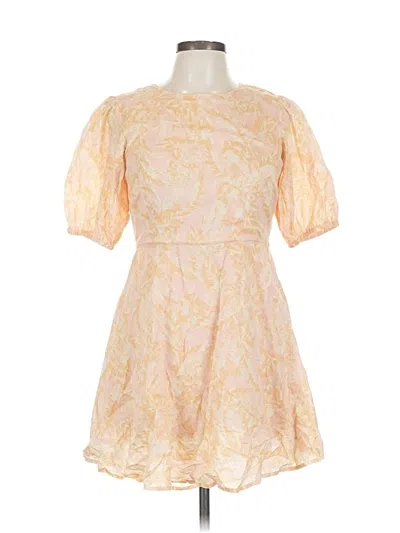 Pre-owned Olivaceous Cocktail Dress In Yellow