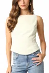 Olivaceous Emma Top In Ecru In Neutral