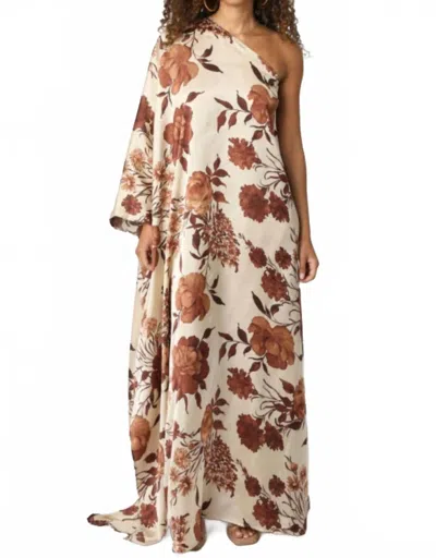Olivaceous Falling In Love Maxi Dress In Multi