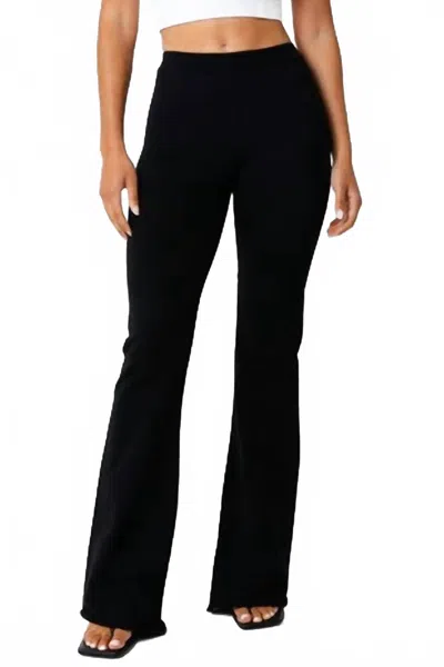 Olivaceous Flare Pull-on Leggings In Black