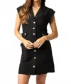 Olivaceous Freya Dress In Black In Black