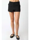 Olivaceous Gianna Short In Black In Black