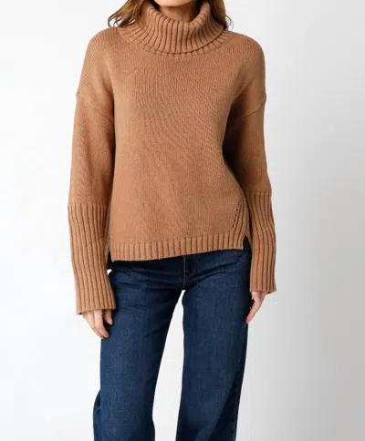 Olivaceous Harley Sweater In Tan In Multi