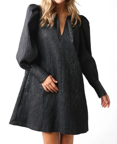 Olivaceous Hayden Dress In Black