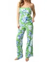 Olivaceous Isla Floral Set In Green In Green