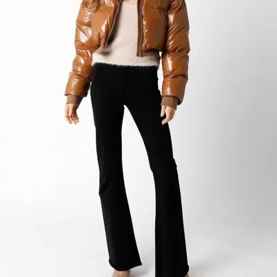 Olivaceous Jackie Bomber Jacket In Taupe In Brown