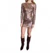 Olivaceous Jaycee Dress In Leopard In Multi