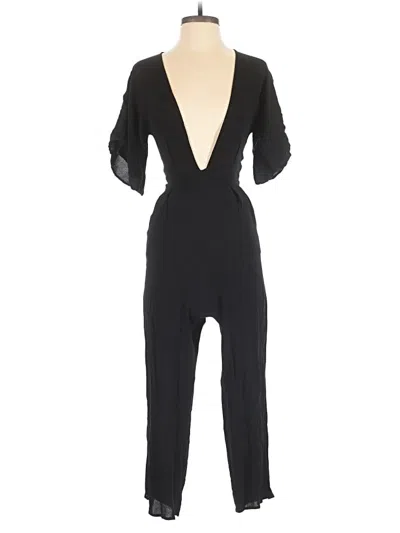 Pre-owned Olivaceous Jumpsuit In Black