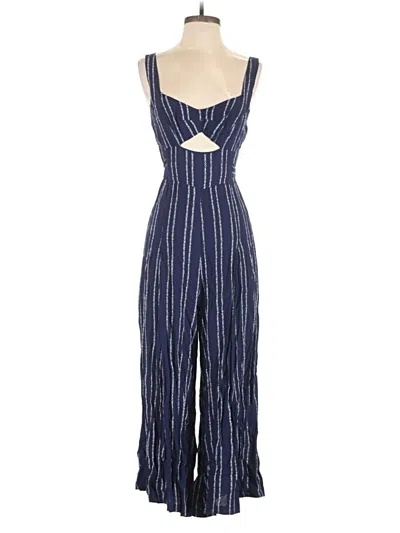 Pre-owned Olivaceous Jumpsuit In Blue