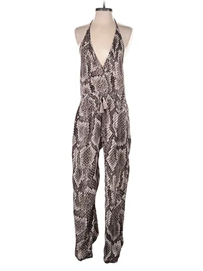 Pre-owned Olivaceous Jumpsuit In Gray