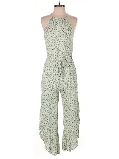 Pre-owned Olivaceous Jumpsuit In Green