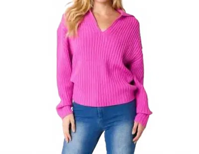 Olivaceous Kari Sweater In Pink
