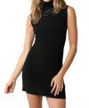 Olivaceous Kyle Mini Dress In Black In Black