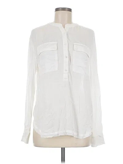 Pre-owned Olivaceous Long Sleeve Blouse In Ivory