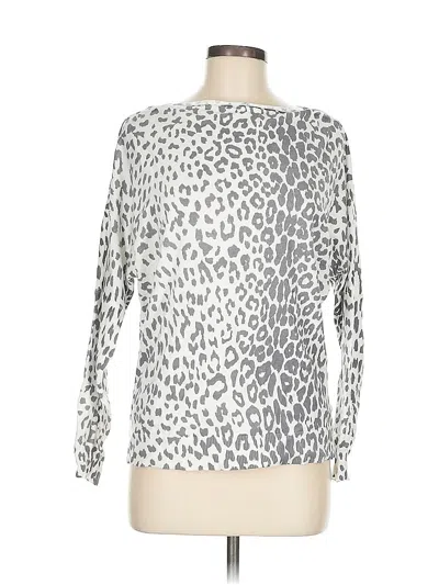 Pre-owned Olivaceous Long Sleeve T-shirt In Silver