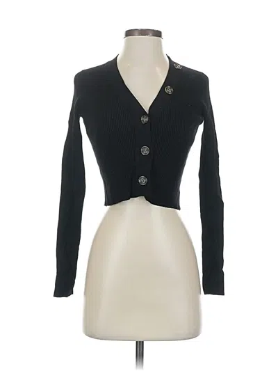 Pre-owned Olivaceous Long Sleeve Top Black Sweetheart Neckline Tops