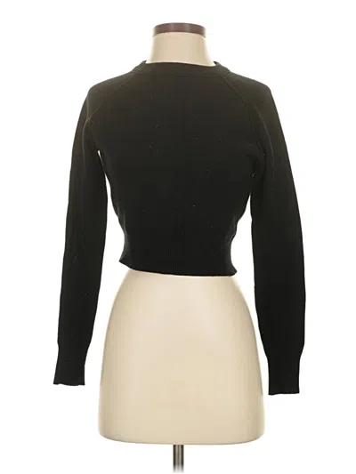 Pre-owned Olivaceous Long Sleeve Top Black Turtleneck Tops