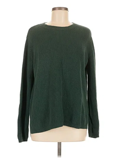 Pre-owned Olivaceous Long Sleeve T-shirt In Green