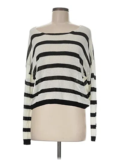 Pre-owned Olivaceous Long Sleeve T-shirt In Ivory