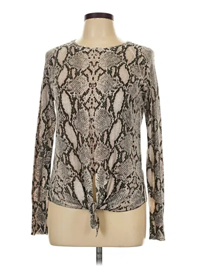 Pre-owned Olivaceous Long Sleeve T-shirt In Silver