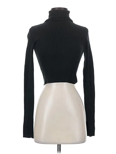 Pre-owned Olivaceous Long Sleeve Turtleneck In Black