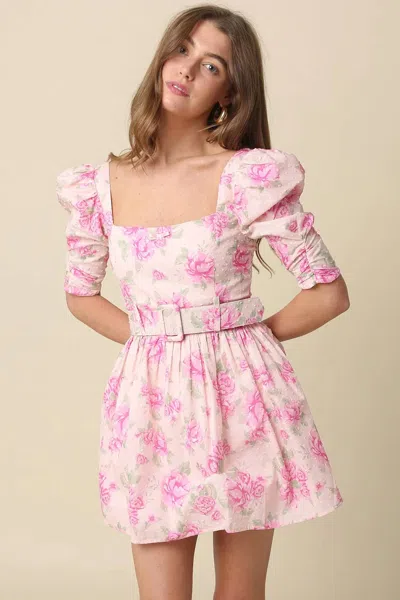 Olivaceous Maria Dress In Pink