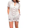 Olivaceous Oakley Crochet Romper In White In White