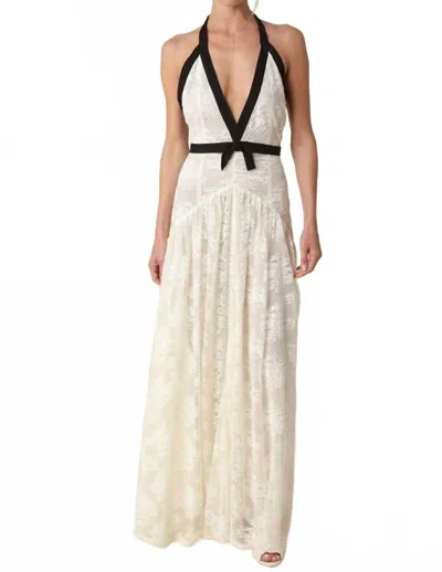 Olivaceous Olivia Lace Maxi Dress In White