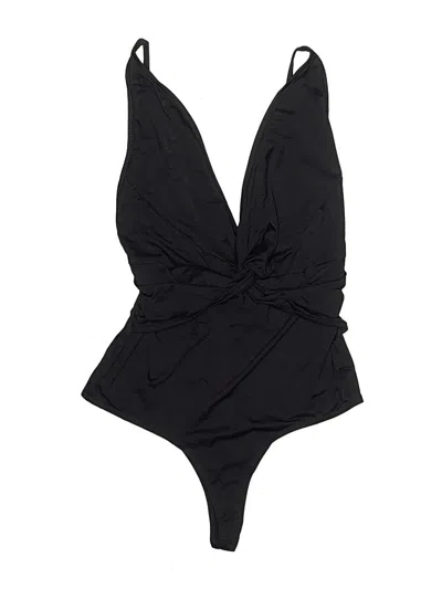 Pre-owned Olivaceous One Piece Swimsuit In Black