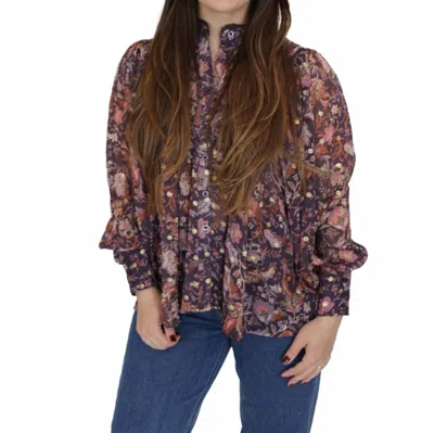 Olivaceous Pretty In Top In Purple In Multi