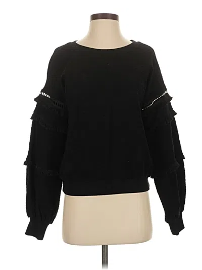 Pre-owned Olivaceous Pullover Sweater In Black