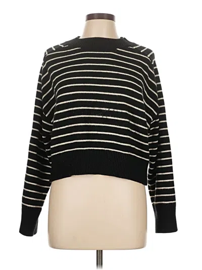 Pre-owned Olivaceous Pullover Sweater In Black