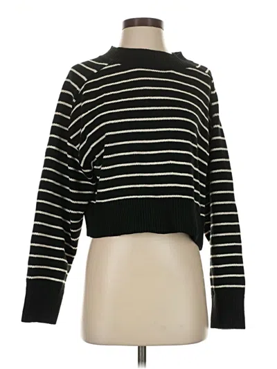 Pre-owned Olivaceous Pullover Sweater In Black