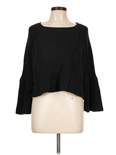 Pre-owned Olivaceous Pullover Sweater In Black