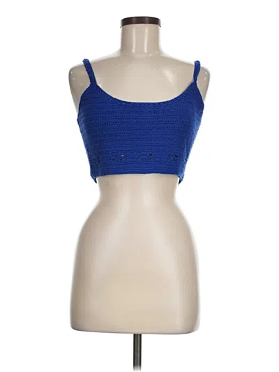 Pre-owned Olivaceous Pullover Sweater In Blue