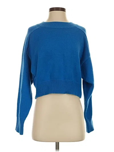 Pre-owned Olivaceous Pullover Sweater In Blue