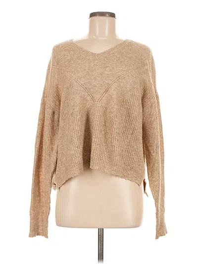Pre-owned Olivaceous Pullover Sweater In Brown