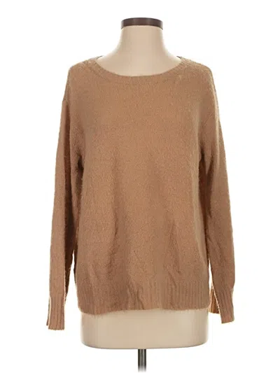 Pre-owned Olivaceous Pullover Sweater In Brown